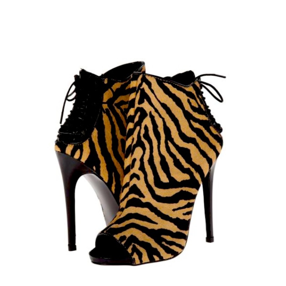 Tiger Stripe Animal Print Steve Madden Bootie